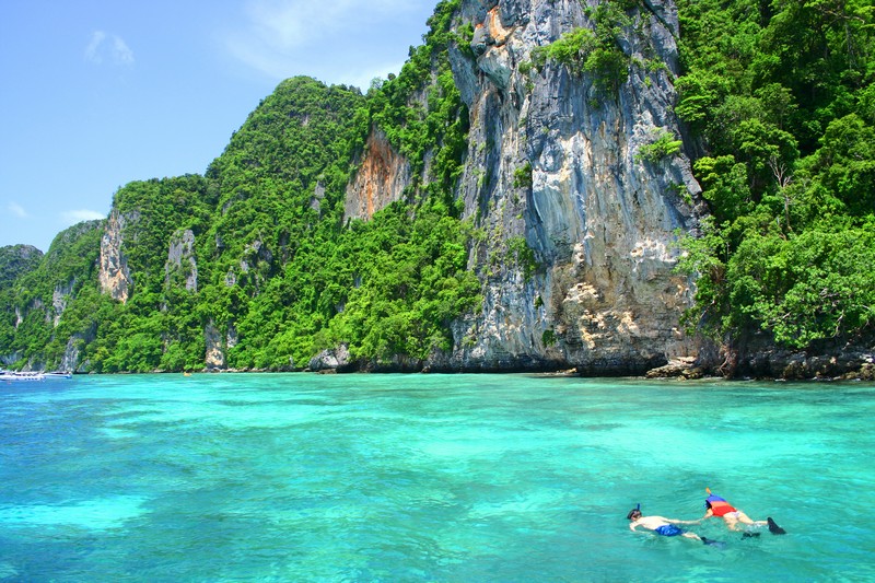 Snorkeling at Phi Phi Island, Phuket